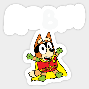 Robin Dog Sticker